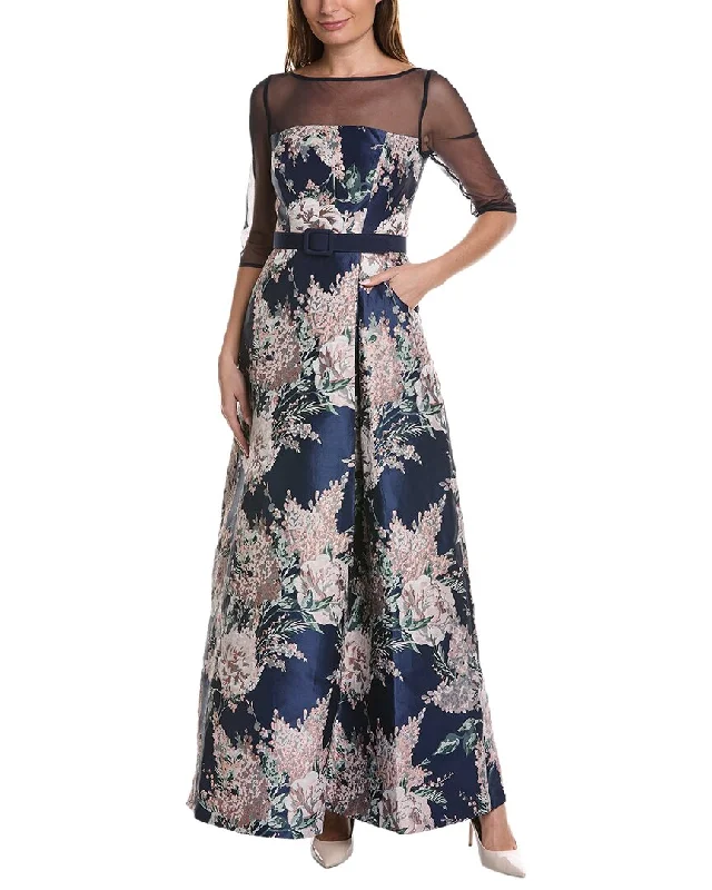 Dress for party formal black tie -Kay Unger Heather Gown