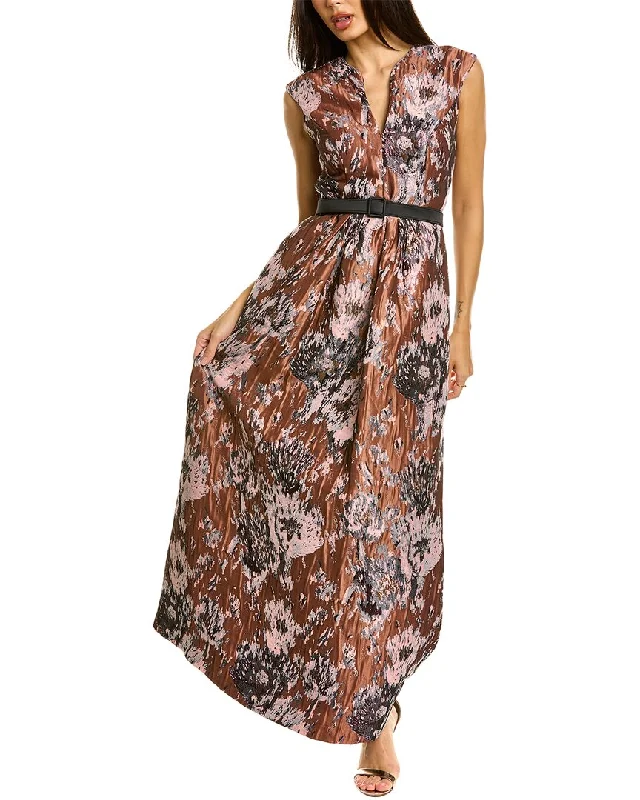 Dress for party maxi style -Kay Unger Paola Gown
