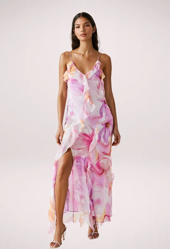 Party dress with abstract design -LAVINIA