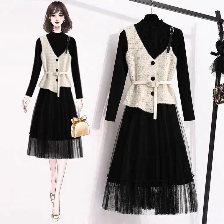 Dress for party joyous occasion -Leister Dress and Cape