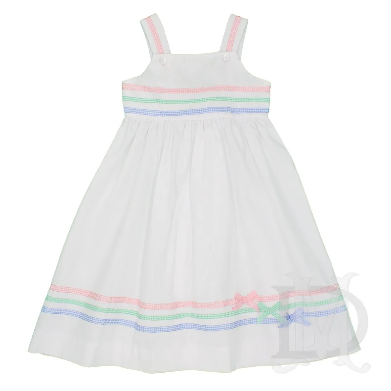 Party dress with sequins sparkle -White Ribbon Sundress