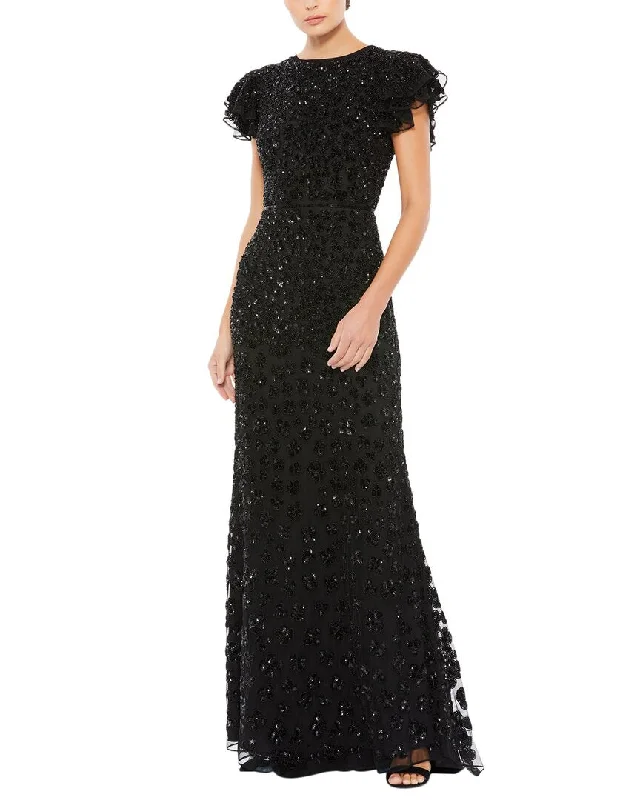 Party dress for boat party -Mac Duggal Gown