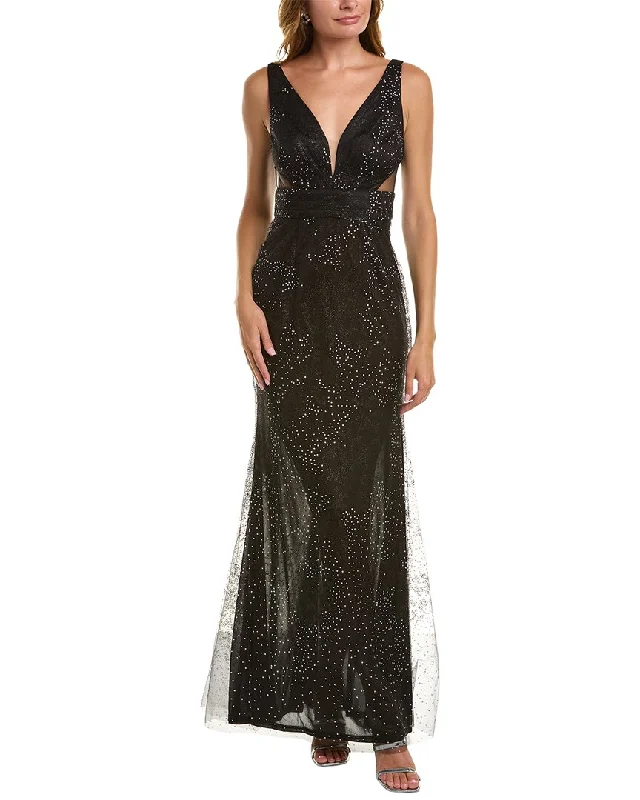 Dress for party radiant style -Marchesa Notte Glitter Gown