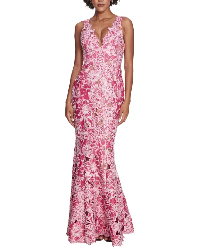 Dress for party convivial atmosphere -Marchesa Notte Gown