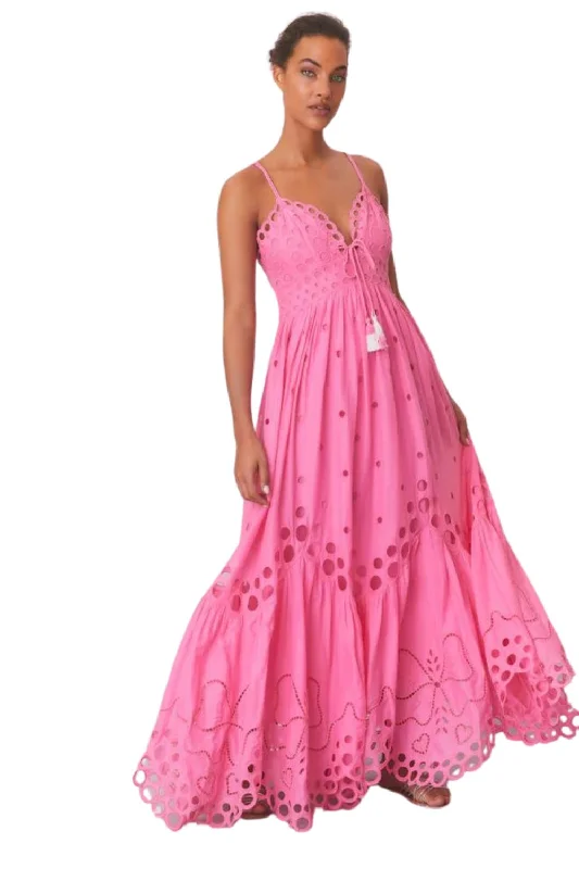 Party dress that makes you feel good -Melville Dress in Strawberry Taffy