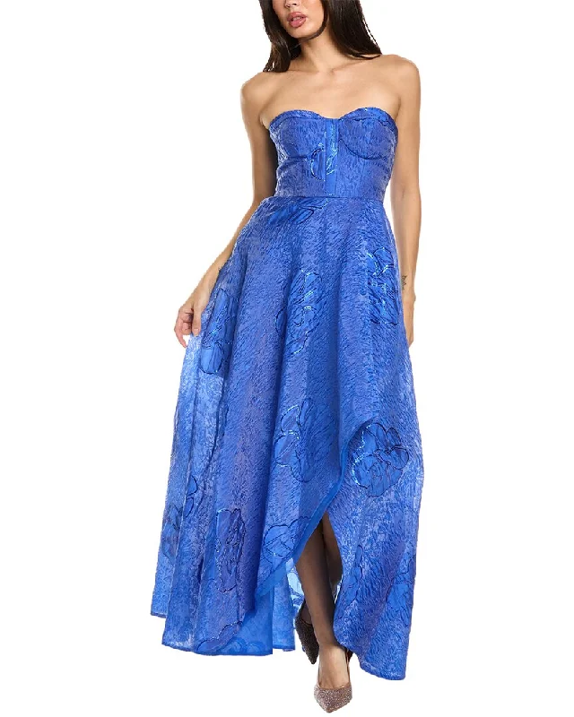Party dress that makes you feel good -ML Monique Lhuillier Ayla Jacquard Gown