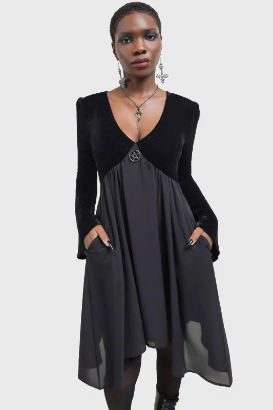 Dress for party casual vibe -Nyctogrim Dress