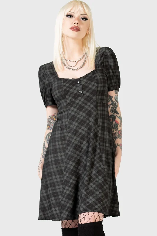 Party dress with a cowl neckline -Perdita Dress
