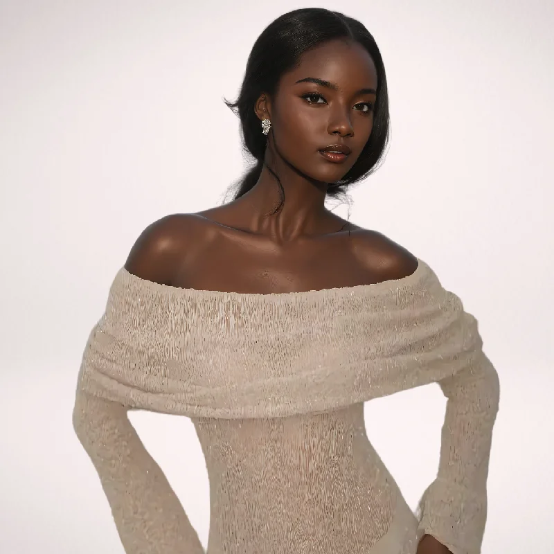 Dress for party semi-formal event -SEASIDE SERENITY