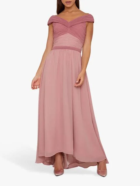 Dress for party bodycon style -Steffny Colour Block Dress Pink