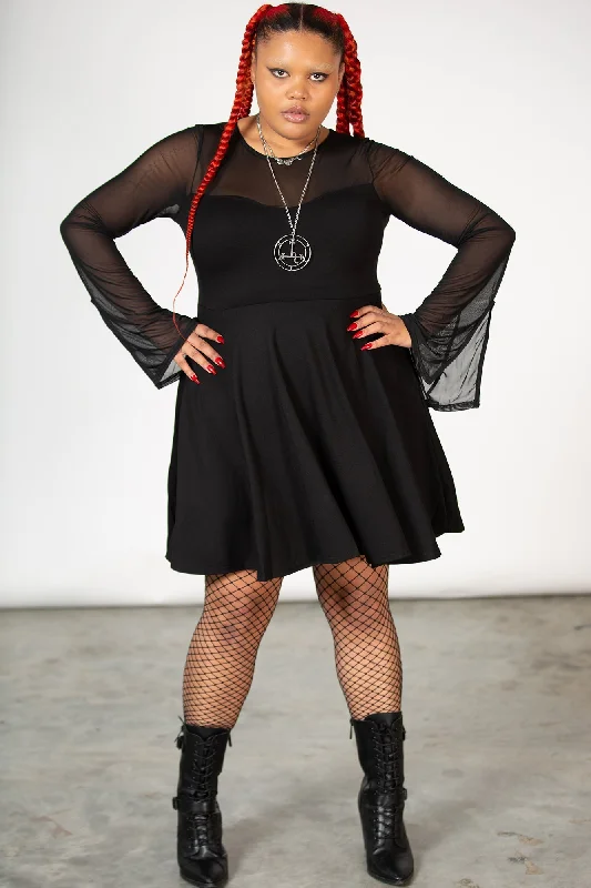 evening dress for film festivals-Struck By Night Dress [PLUS]
