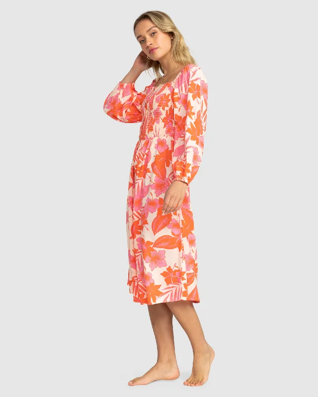 Party dress with spaghetti straps -Womens Sunshine Spirit Dress