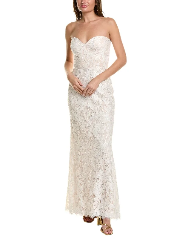 Party dress that is easy to pack -Tadashi Shoji Lace Gown