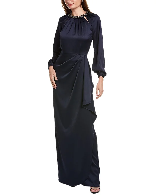 Dress for party dazzling style -Teri Jon by Rickie Freeman Embellished Gown