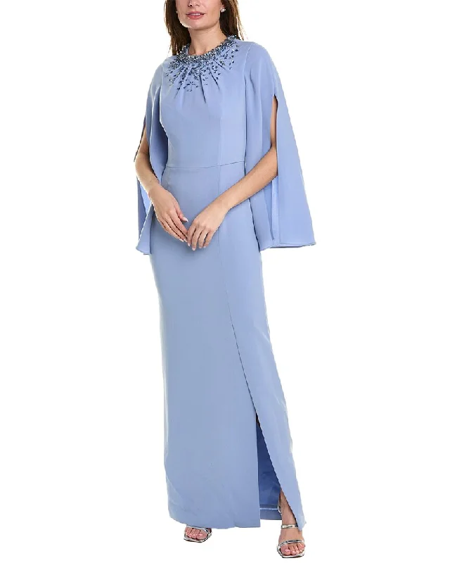 Dress for party attractive style -Teri Jon by Rickie Freeman Embellished Gown