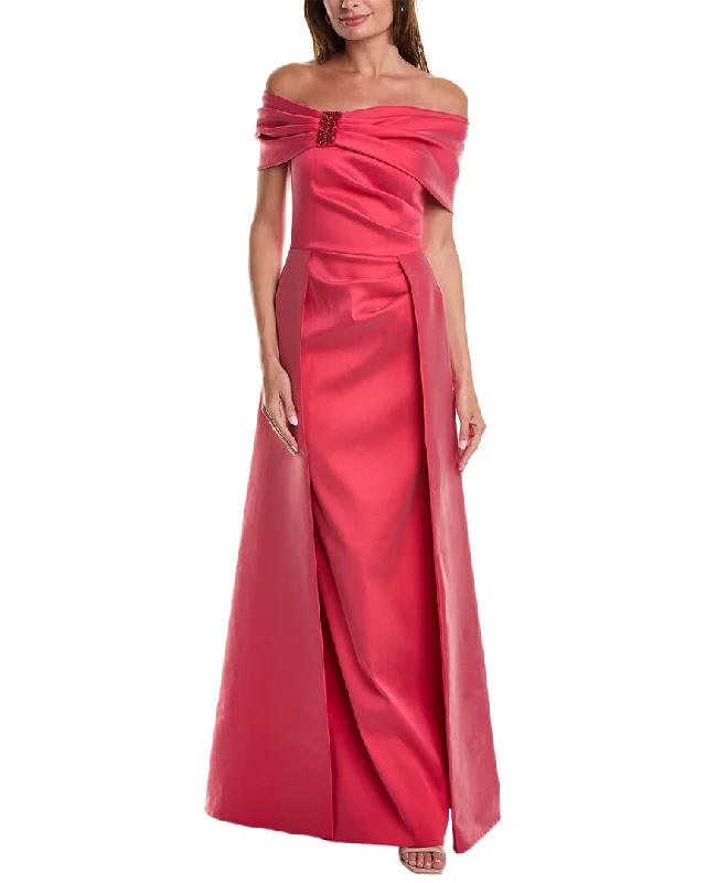 Party dress for an hourglass figure -Teri Jon by Rickie Freeman Gazar Gown
