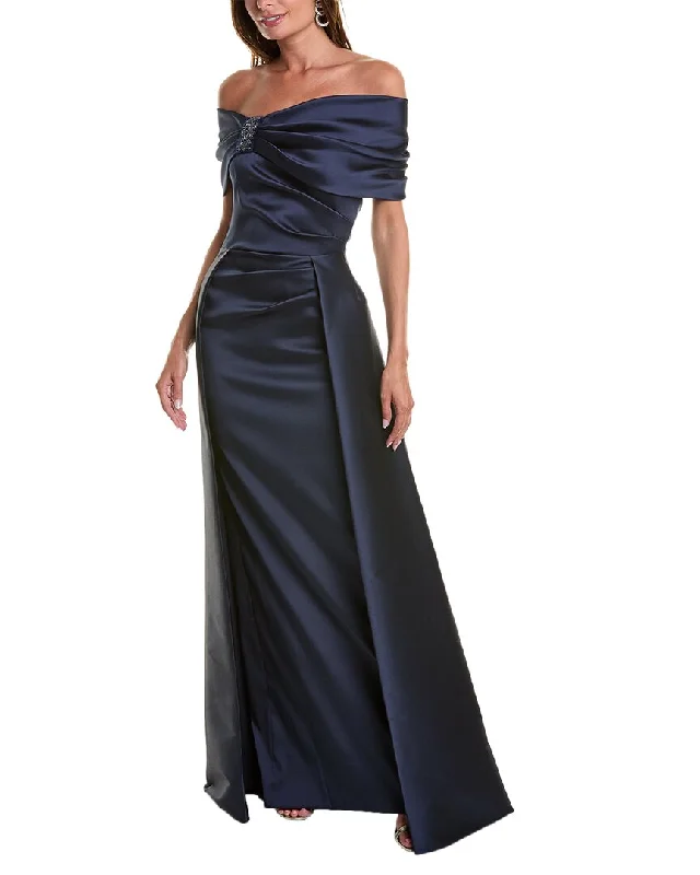 Party dress for a semi-formal event -Teri Jon by Rickie Freeman Gown