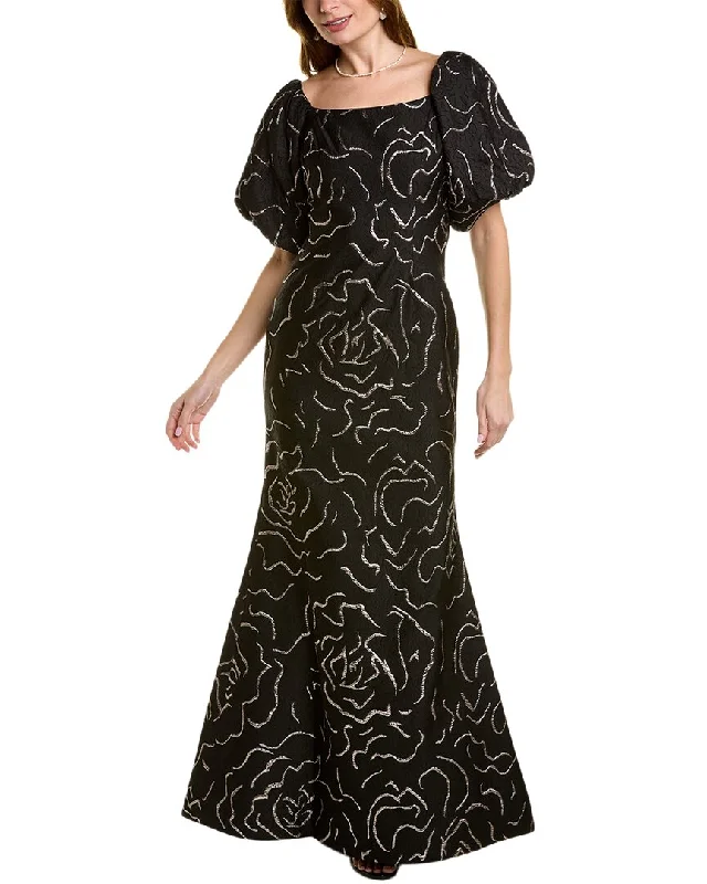 Party dress with excellent customer service -Teri Jon by Rickie Freeman Jacquard Gown Party dress with excellent customer service -Teri Jon by Rickie Freeman Jacquard Gown