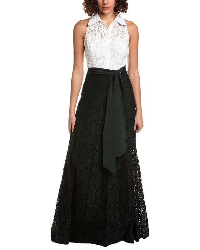 Dress for party memorable festivity -Teri Jon by Rickie Freeman Lace Gown