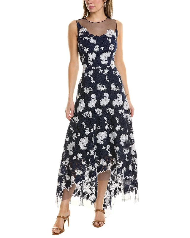 Party dress that is effortlessly chic -Teri Jon by Rickie Freeman Lace Gown