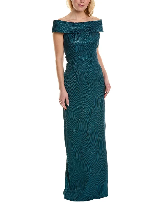 Party dress that is attention-grabbing -Teri Jon by Rickie Freeman Off-The-Shoulder Gown Party dress that is attention-grabbing -Teri Jon by Rickie Freeman Off-The-Shoulder Gown