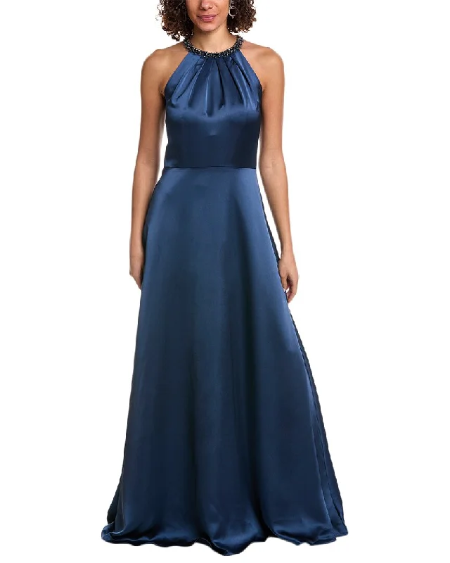 Party dress that is Instagram worthy -Teri Jon by Rickie Freeman Satin Gown
