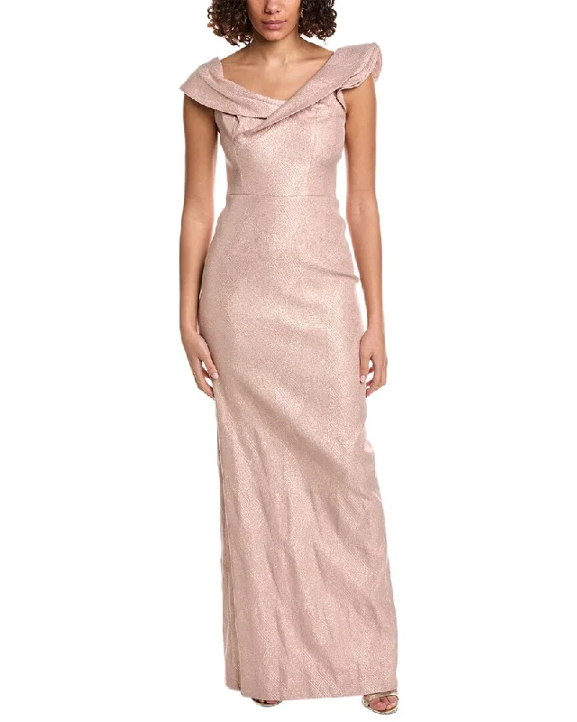 Dress for party holiday celebration -Teri Jon by Rickie Freeman Shimmering Gown