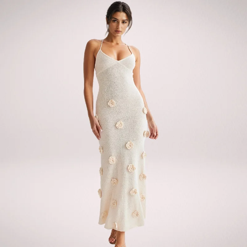 Party dress for Hollywood party -VENERE PETAL MAXI