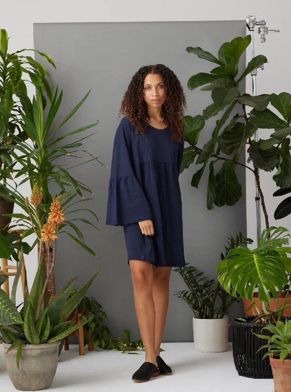 Party dress with excellent customer service -Miller Dress - Dark Blue