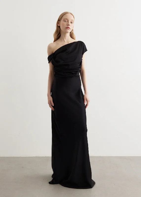 Party dress with spaghetti straps -Davie Dress