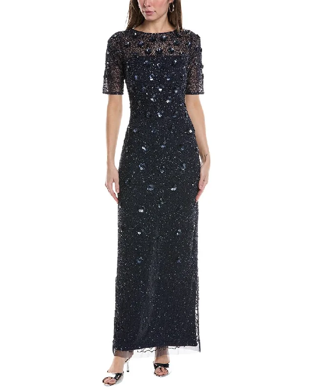 Party dress: latest trends -Adrianna Papell Beaded Gown