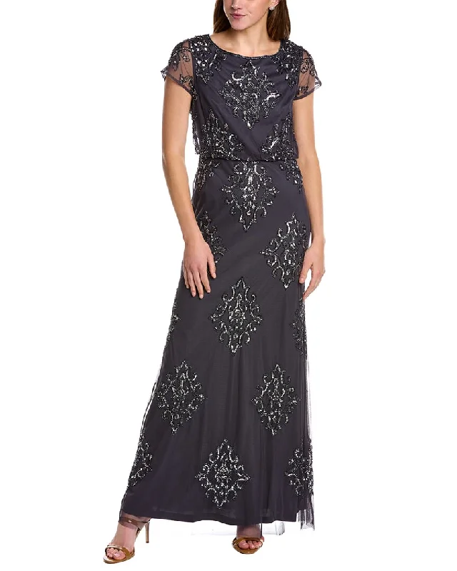 Dress for party fall season -Adrianna Papell Embellished Gown
