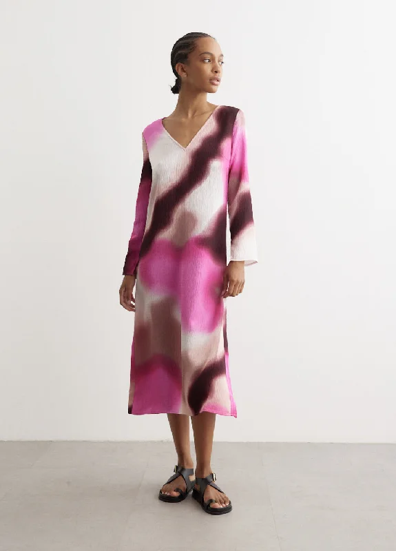 Party dress in metallic shades -Amilo Dress