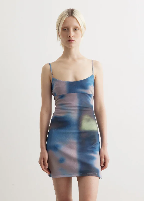 Party dress with a high neckline -Anya Dress