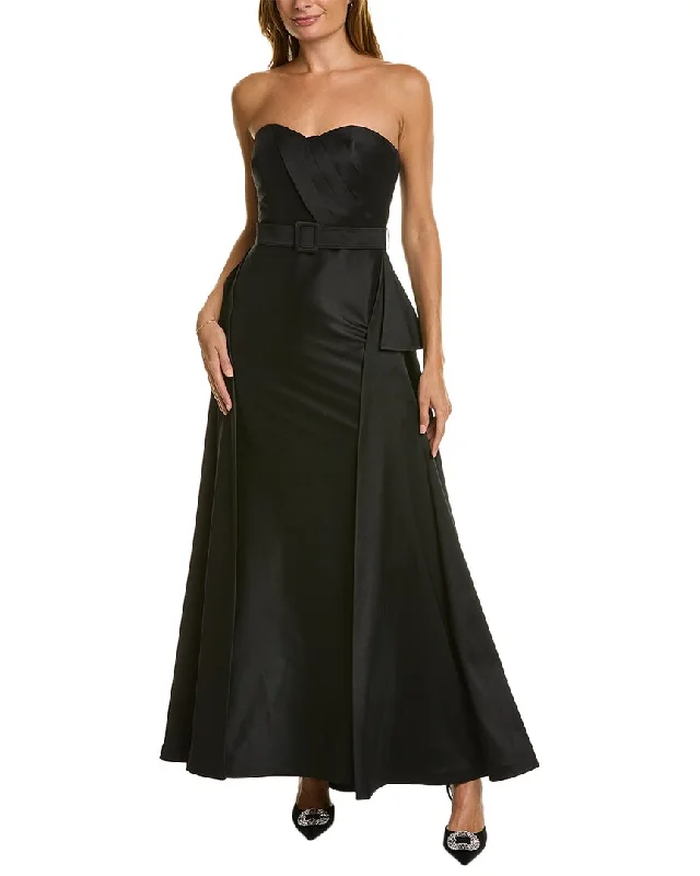 Party dress that is age-defying -Badgley Mischka Draped Gown