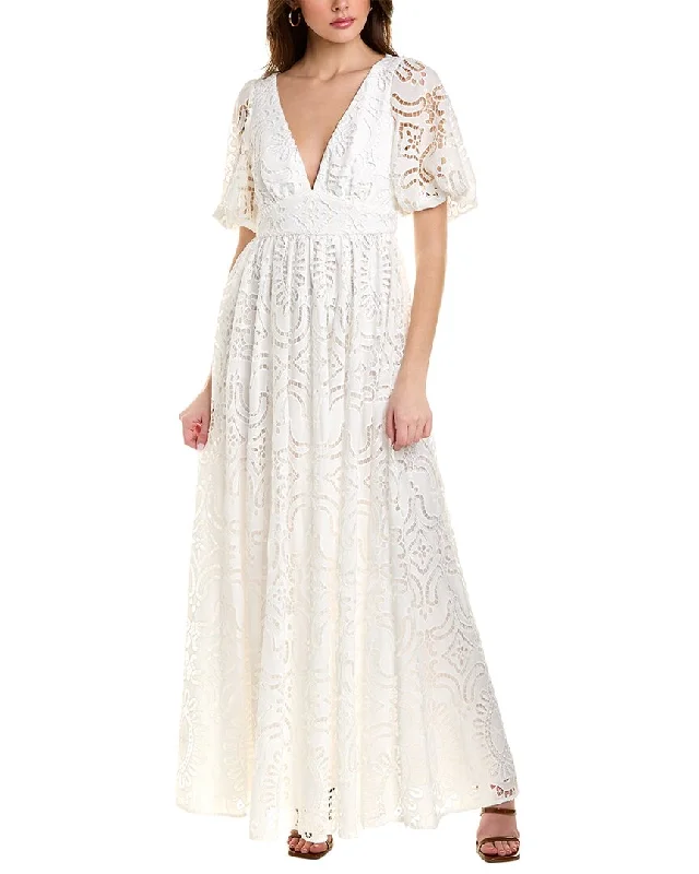 Party dress with fast shipping -Badgley Mischka Lace Gown