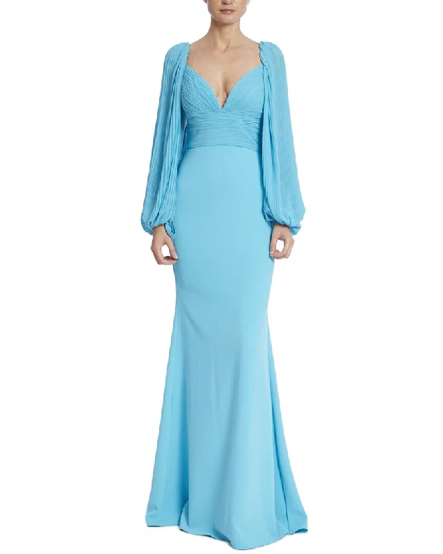 Party dress that elongates legs -Badgley Mischka Sweetheart Gown