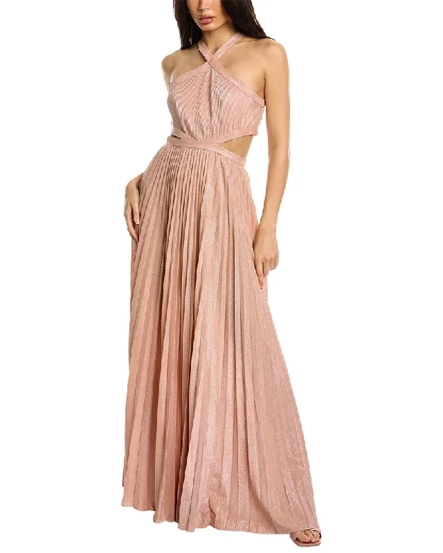 Party dress with jacket -BCBGMAXAZRIA Halter Gown