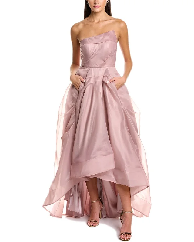 Party dress that balances proportions -Black by Bariano Gene Strapless Gown