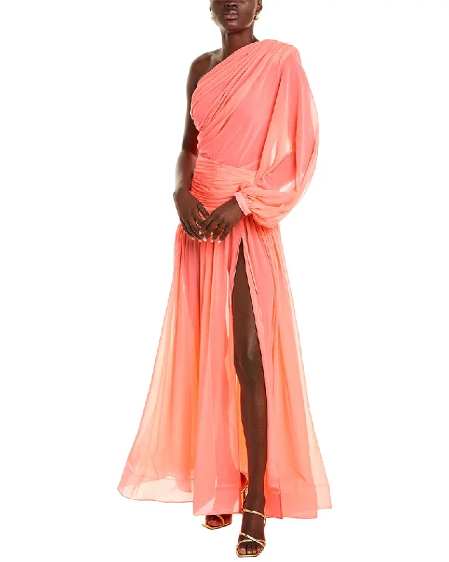 Dress for party gala event -Bronx and Banco Japera Silk-Blend Gown