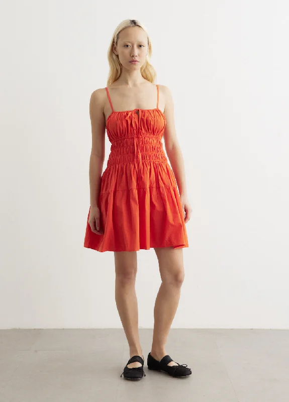 Party dress with a one-shoulder design -Caserto Dress