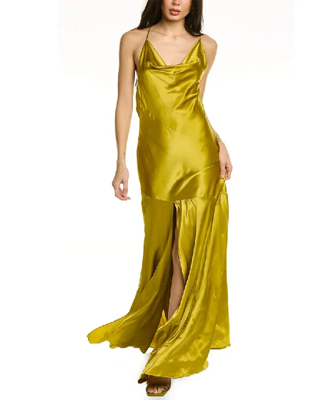 Party dress made in the USA -Cinq à Sept Julissa Silk Gown