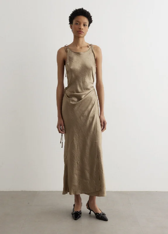 Dress for party joyous occasion -Dayla Satin Dress