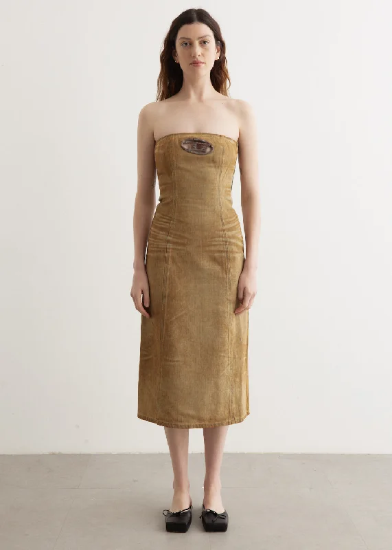Party dress with belt -De-Vildress-Fsf Abito Dress