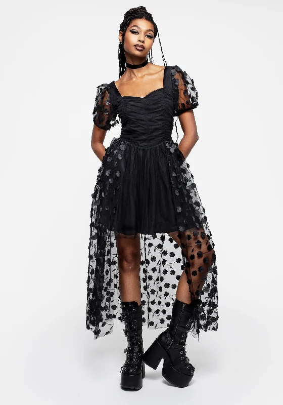 Party dress that gives back -Disenchanted High Low Tulle Gown
