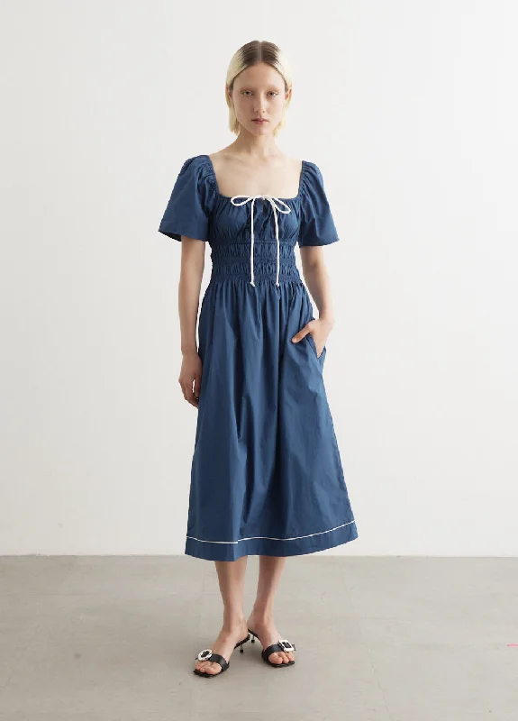 Party dress with sleeves for winter -Fiorella Dress