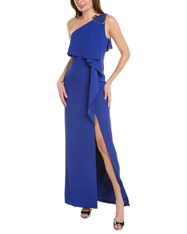 Party dress in jewel tones -Halston Joelle Gown