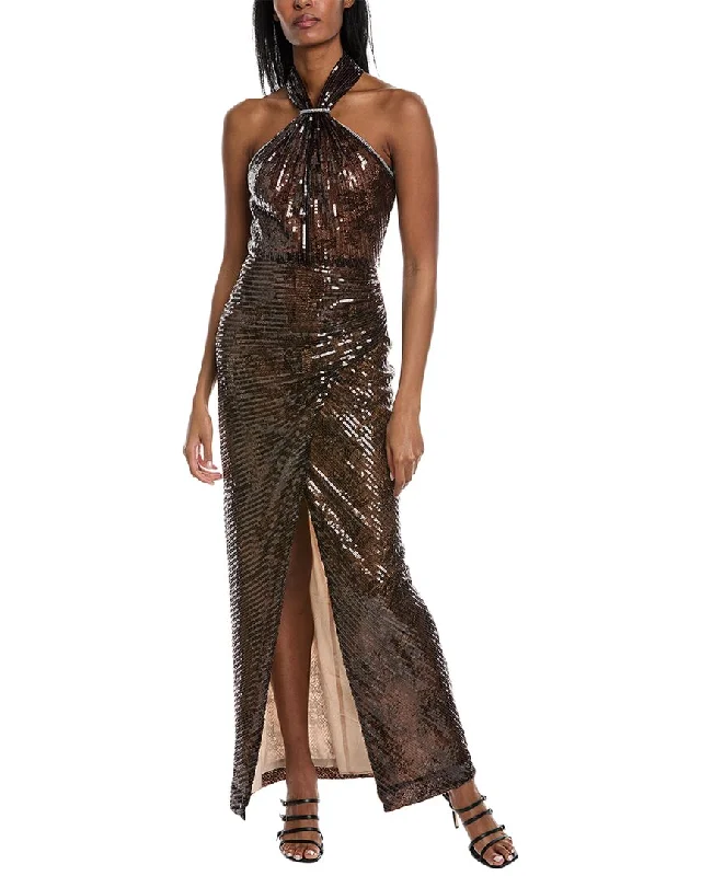 Party dress that is easy to dance in -Halston Umbra Gown
