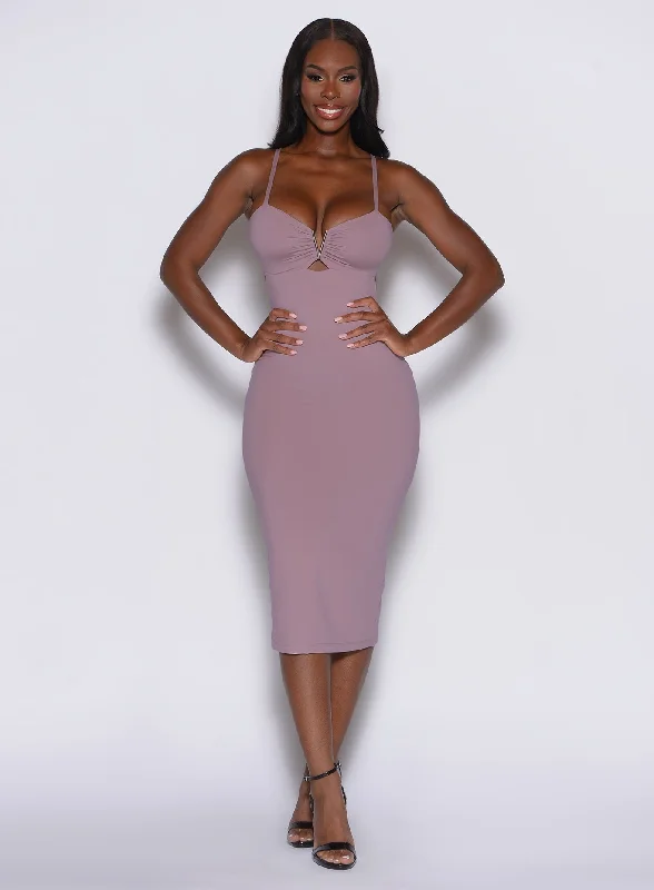 Party dress with a midi length -Hourglass Dress