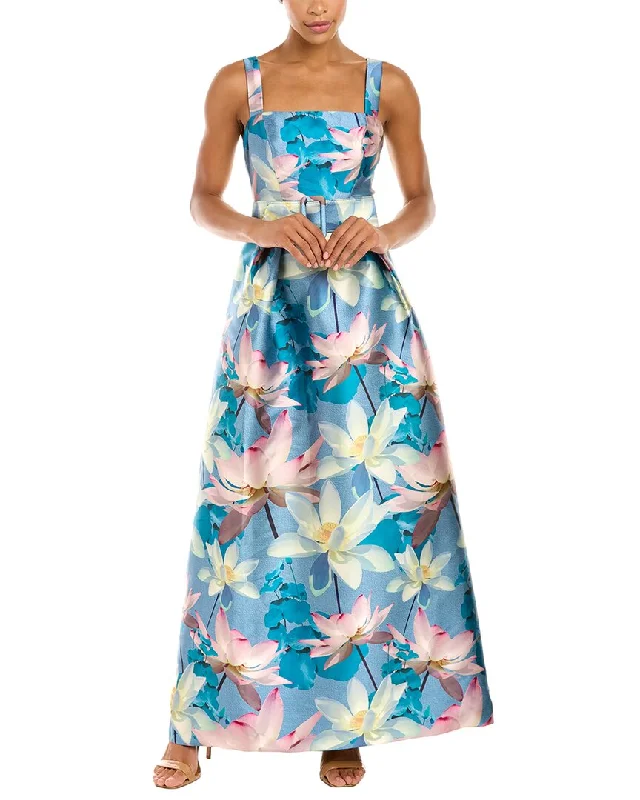 Party dress that elongates legs -Kay Unger Annabella Gown